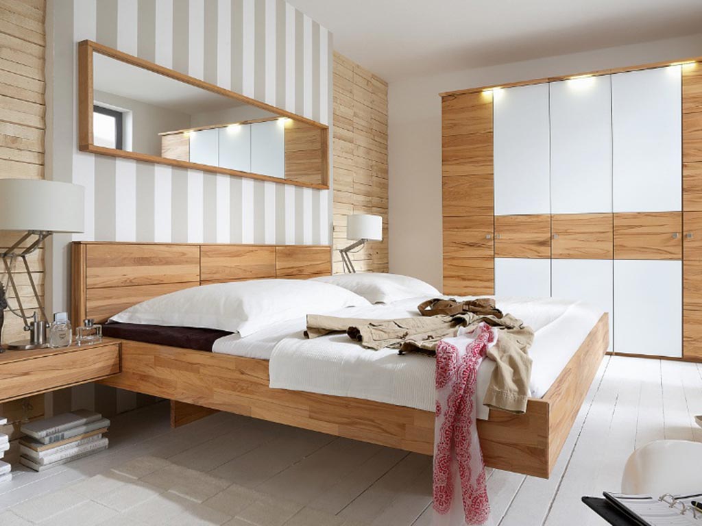 wooden beds by bios affair Frankfurt