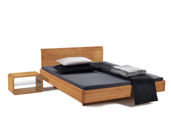 bed in cherry wood