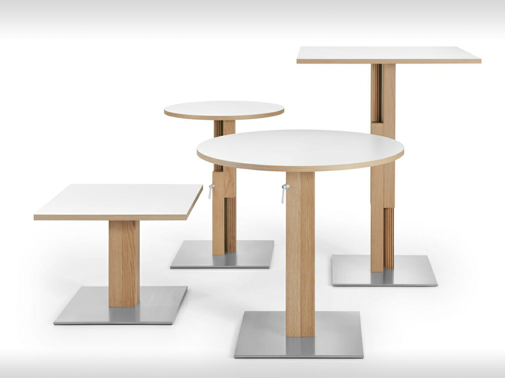 Höhenverstellbare Tischchen