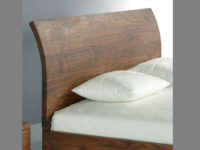 Lehne gebogen in Nussbaum